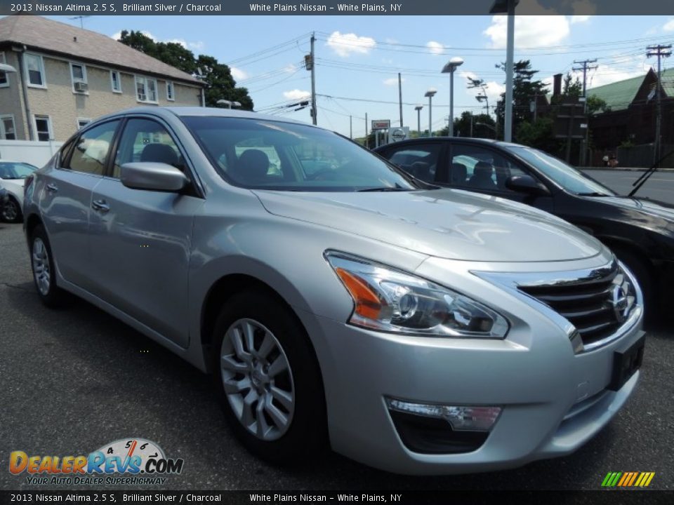 2013 Nissan Altima 2.5 S Brilliant Silver / Charcoal Photo #7