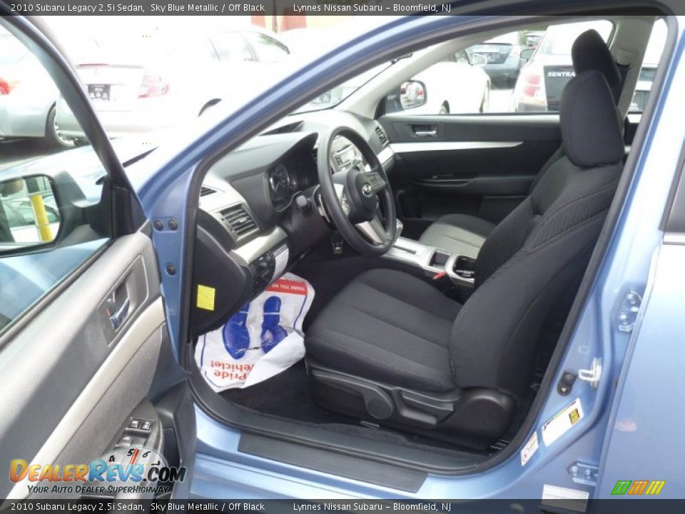 2010 Subaru Legacy 2.5i Sedan Sky Blue Metallic / Off Black Photo #8