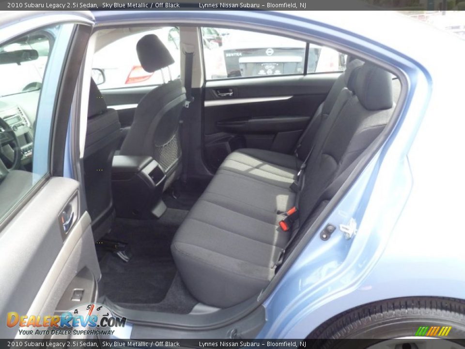 2010 Subaru Legacy 2.5i Sedan Sky Blue Metallic / Off Black Photo #9