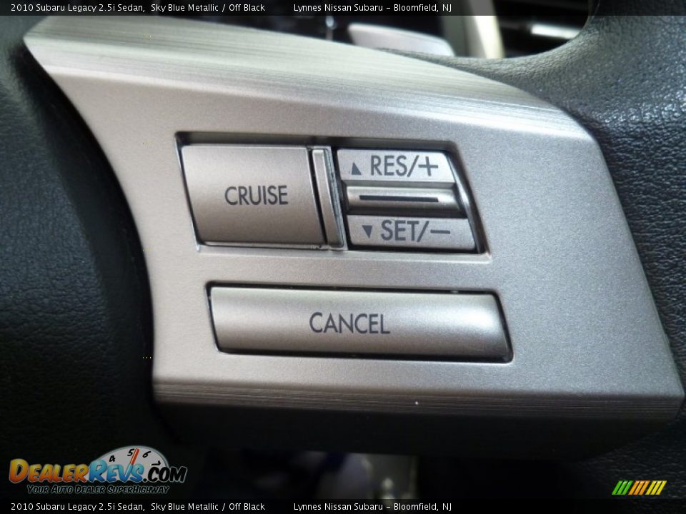 2010 Subaru Legacy 2.5i Sedan Sky Blue Metallic / Off Black Photo #12