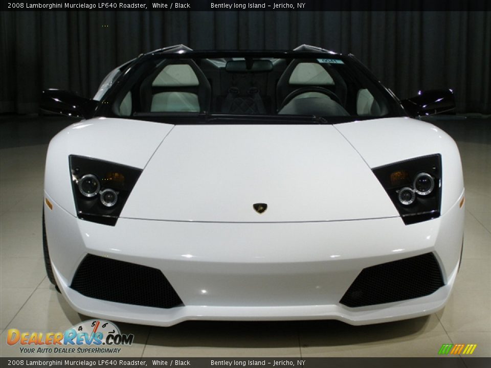 2008 Lamborghini Murcielago LP640 Roadster White / Black Photo #4