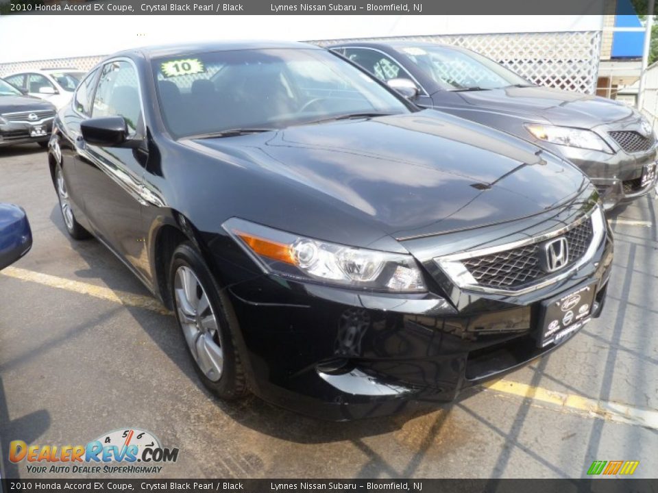 2010 Honda Accord EX Coupe Crystal Black Pearl / Black Photo #1