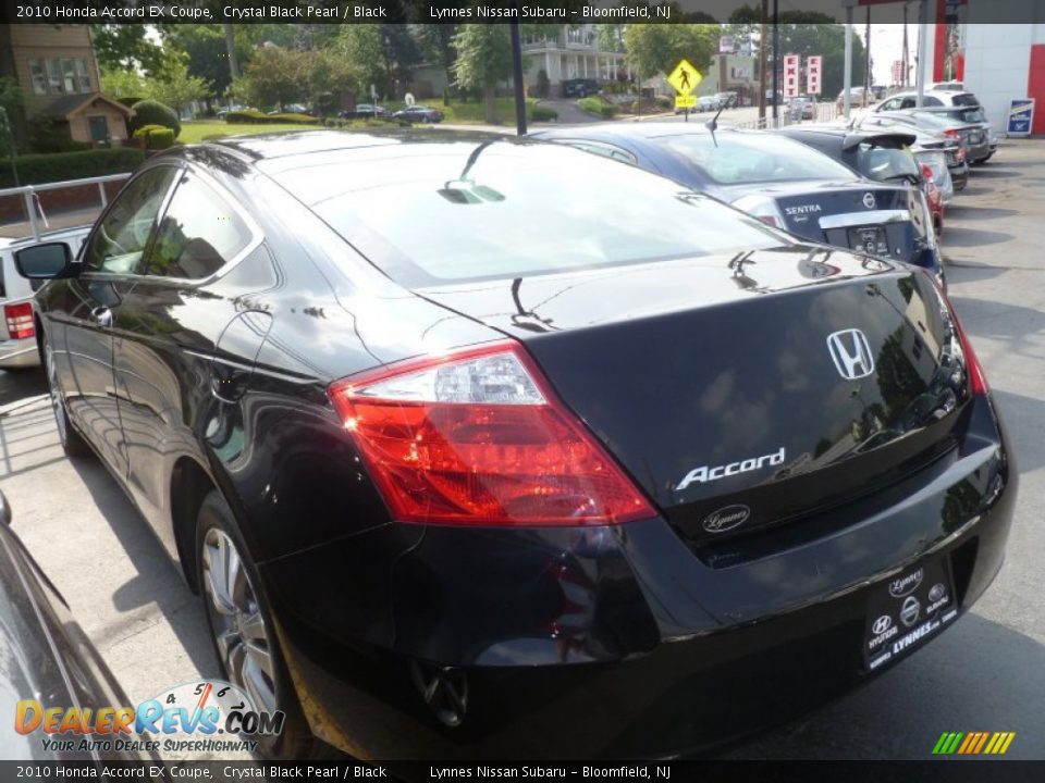 2010 Honda Accord EX Coupe Crystal Black Pearl / Black Photo #2
