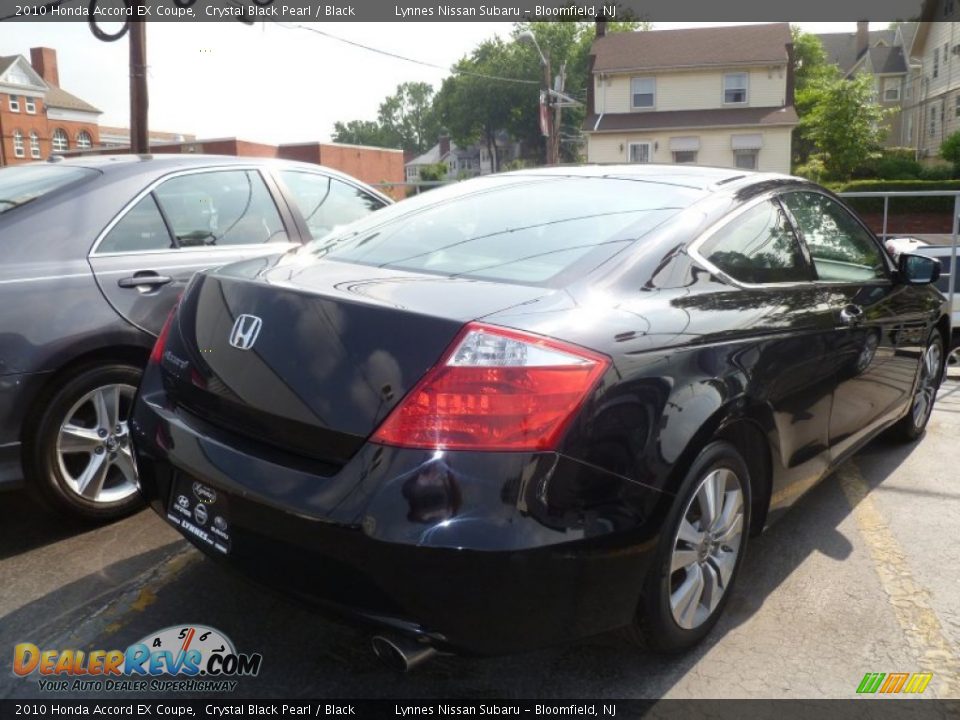2010 Honda Accord EX Coupe Crystal Black Pearl / Black Photo #3