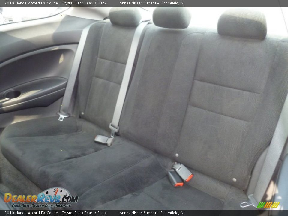 Rear Seat of 2010 Honda Accord EX Coupe Photo #8