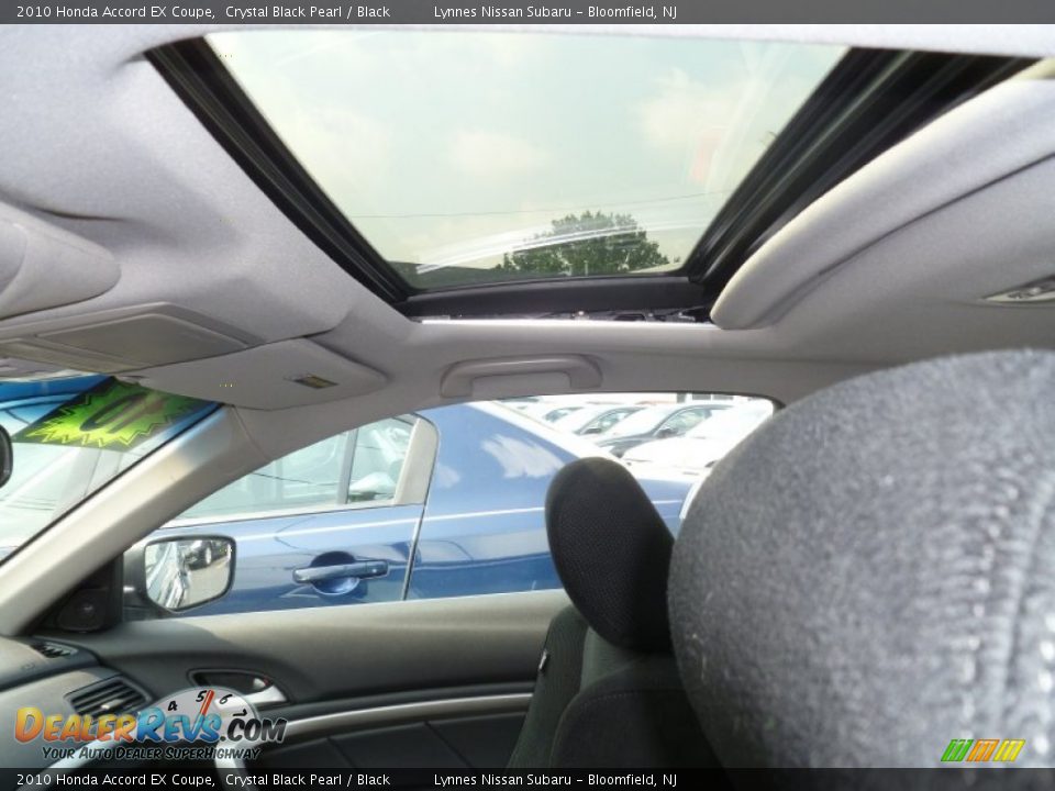 2010 Honda Accord EX Coupe Crystal Black Pearl / Black Photo #9