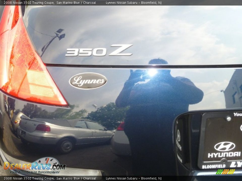 2008 Nissan 350Z Touring Coupe San Marino Blue / Charcoal Photo #6