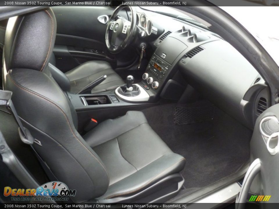 2008 Nissan 350Z Touring Coupe San Marino Blue / Charcoal Photo #7