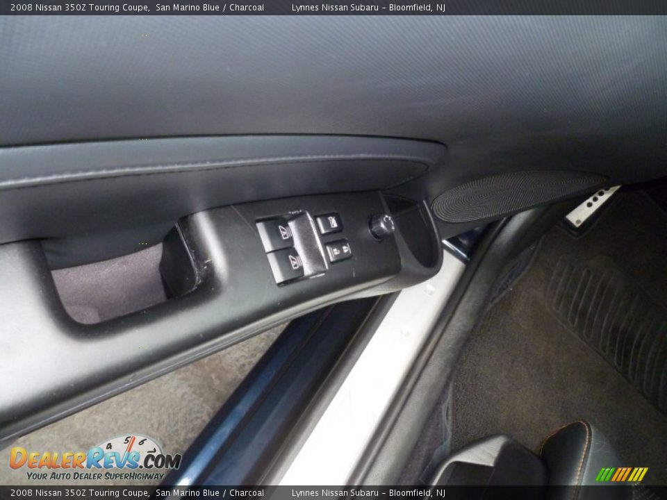 2008 Nissan 350Z Touring Coupe San Marino Blue / Charcoal Photo #10