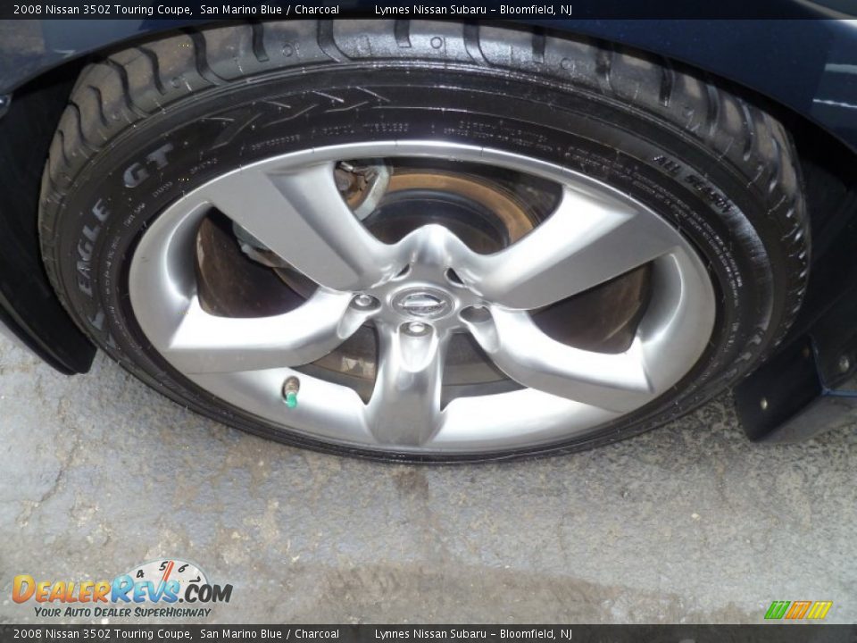2008 Nissan 350Z Touring Coupe San Marino Blue / Charcoal Photo #15