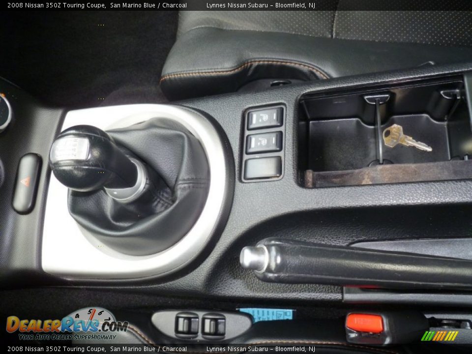 2008 Nissan 350Z Touring Coupe San Marino Blue / Charcoal Photo #17