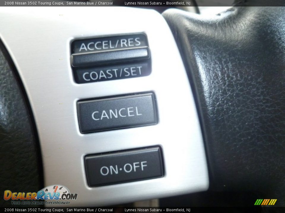 2008 Nissan 350Z Touring Coupe San Marino Blue / Charcoal Photo #18