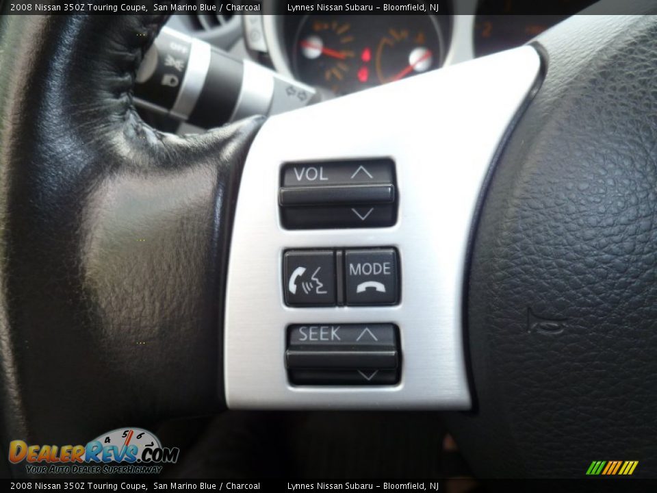 2008 Nissan 350Z Touring Coupe San Marino Blue / Charcoal Photo #19
