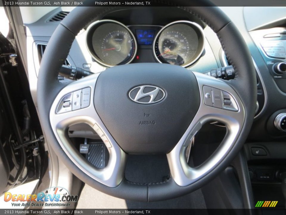 2013 Hyundai Tucson GLS Ash Black / Black Photo #30