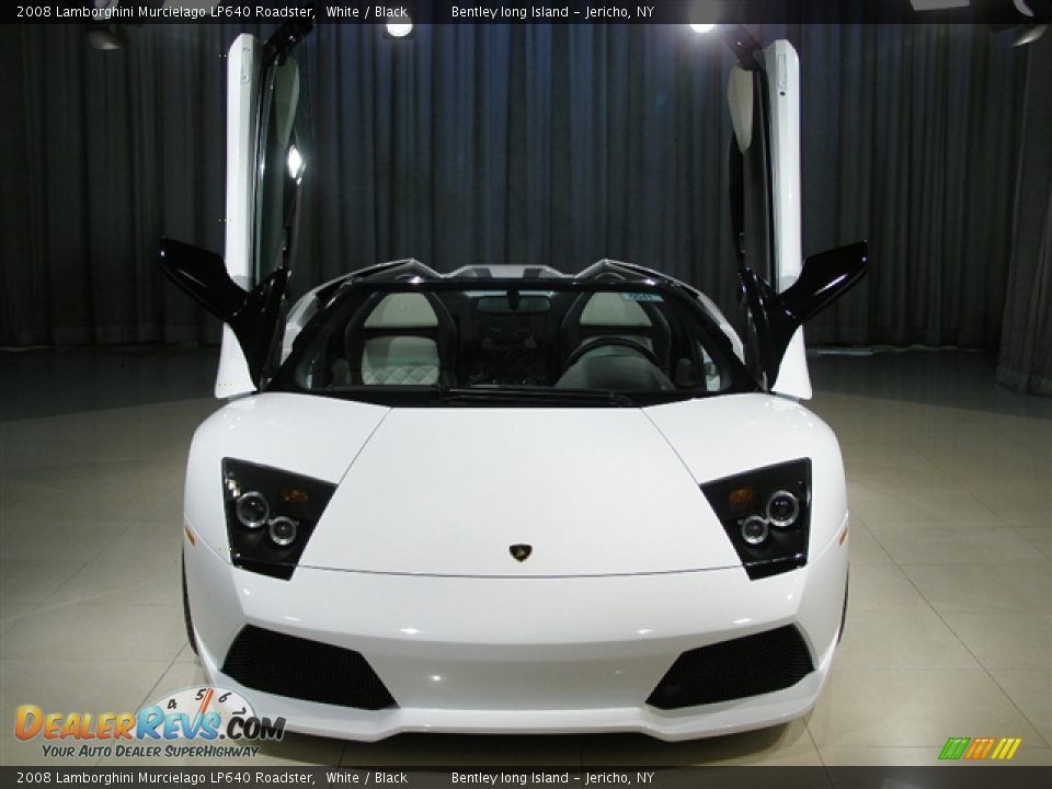 2008 Lamborghini Murcielago LP640 Roadster White / Black Photo #17