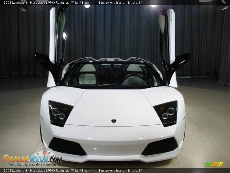 2008 Lamborghini Murcielago LP640 Roadster White / Black Photo #17