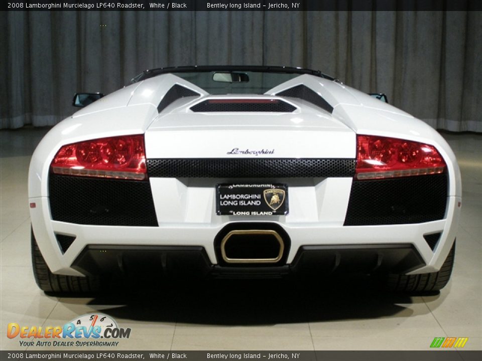 2008 Lamborghini Murcielago LP640 Roadster White / Black Photo #20