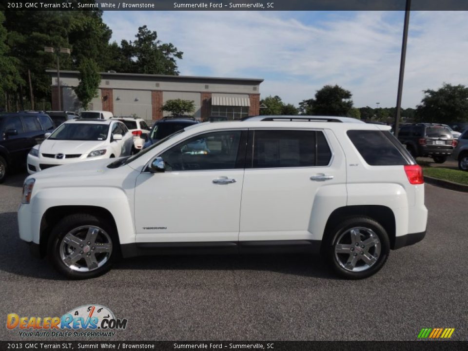 2013 GMC Terrain SLT Summit White / Brownstone Photo #2