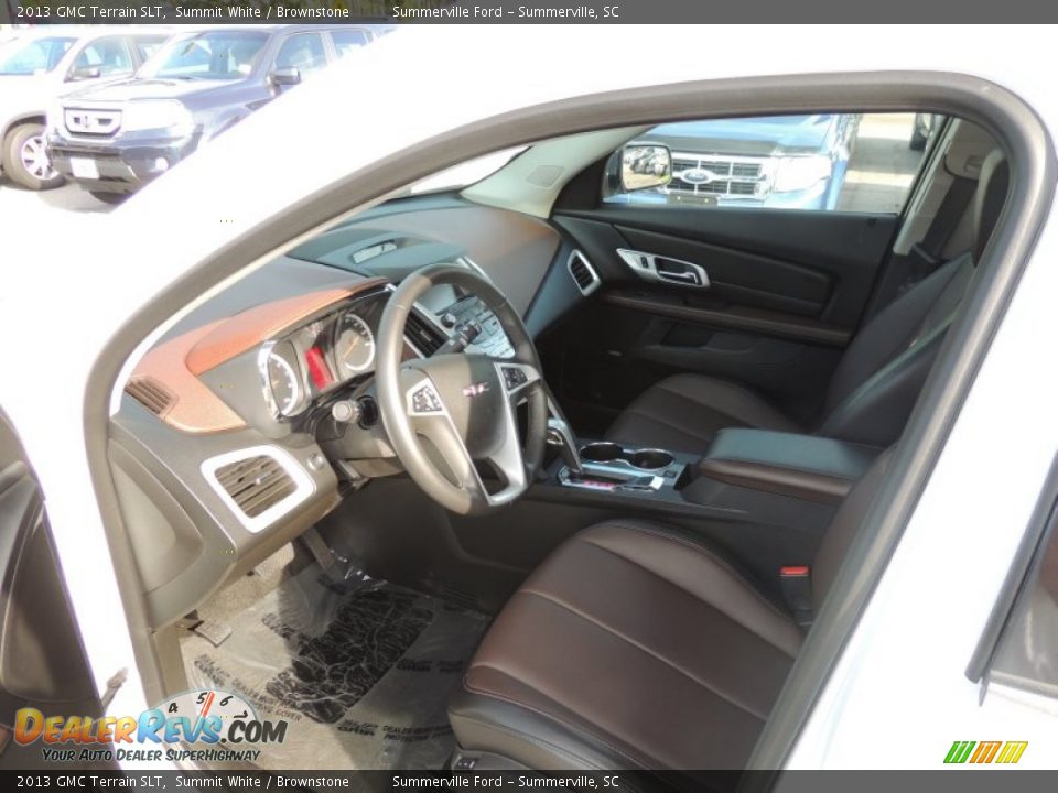 2013 GMC Terrain SLT Summit White / Brownstone Photo #3