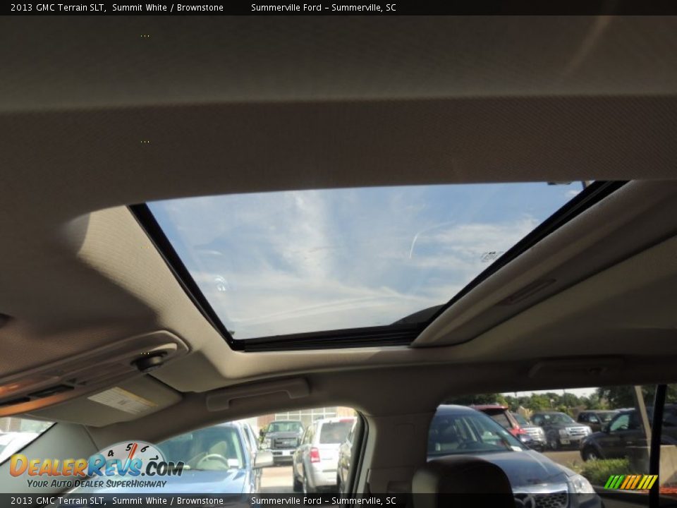 2013 GMC Terrain SLT Summit White / Brownstone Photo #4