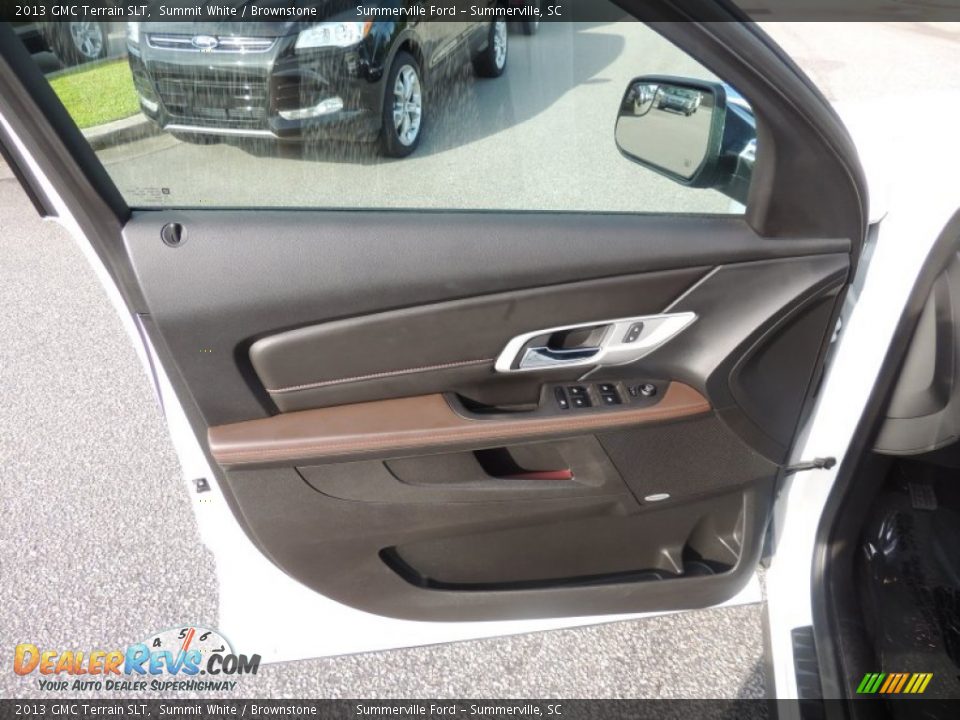2013 GMC Terrain SLT Summit White / Brownstone Photo #6