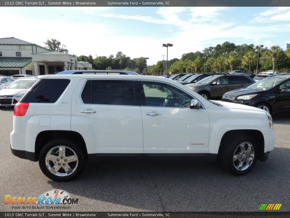 2013 GMC Terrain SLT Summit White / Brownstone Photo #8