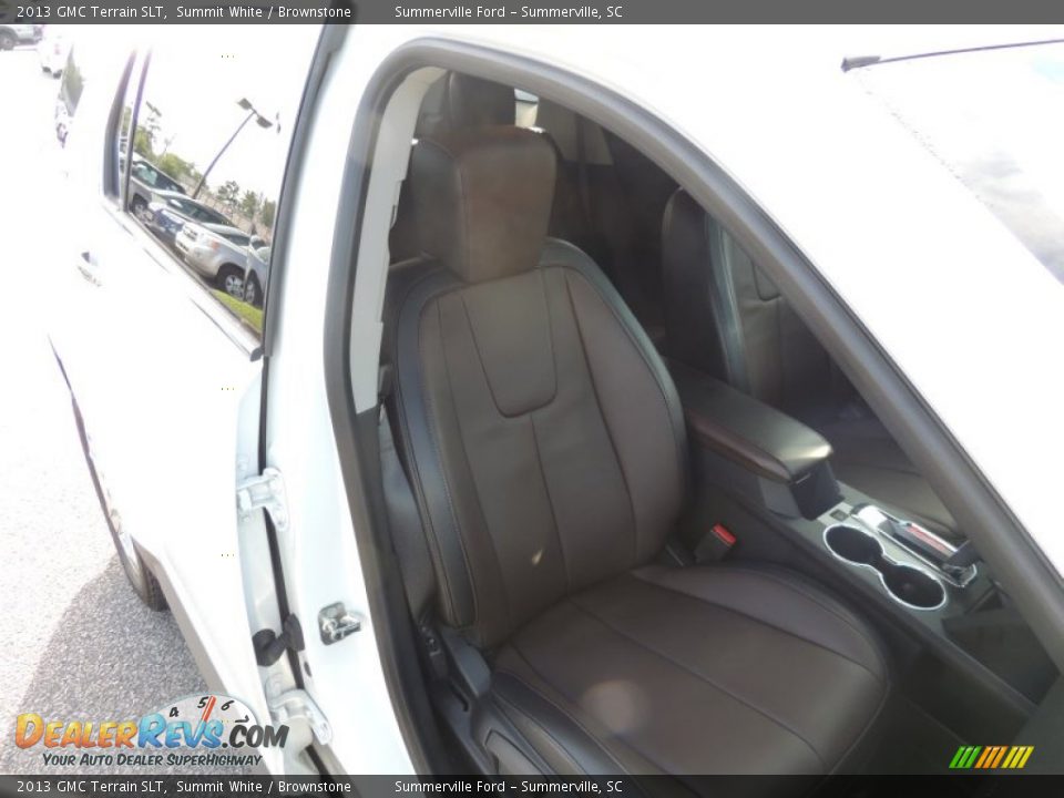 2013 GMC Terrain SLT Summit White / Brownstone Photo #9