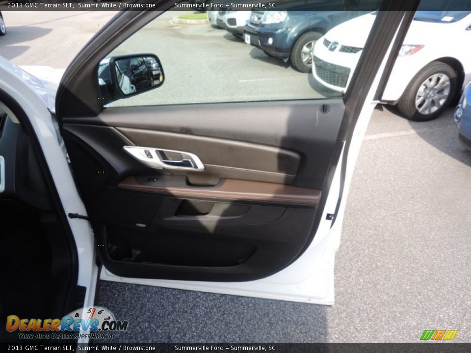 2013 GMC Terrain SLT Summit White / Brownstone Photo #10