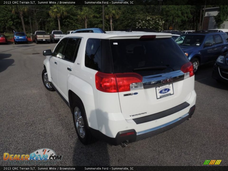 2013 GMC Terrain SLT Summit White / Brownstone Photo #14