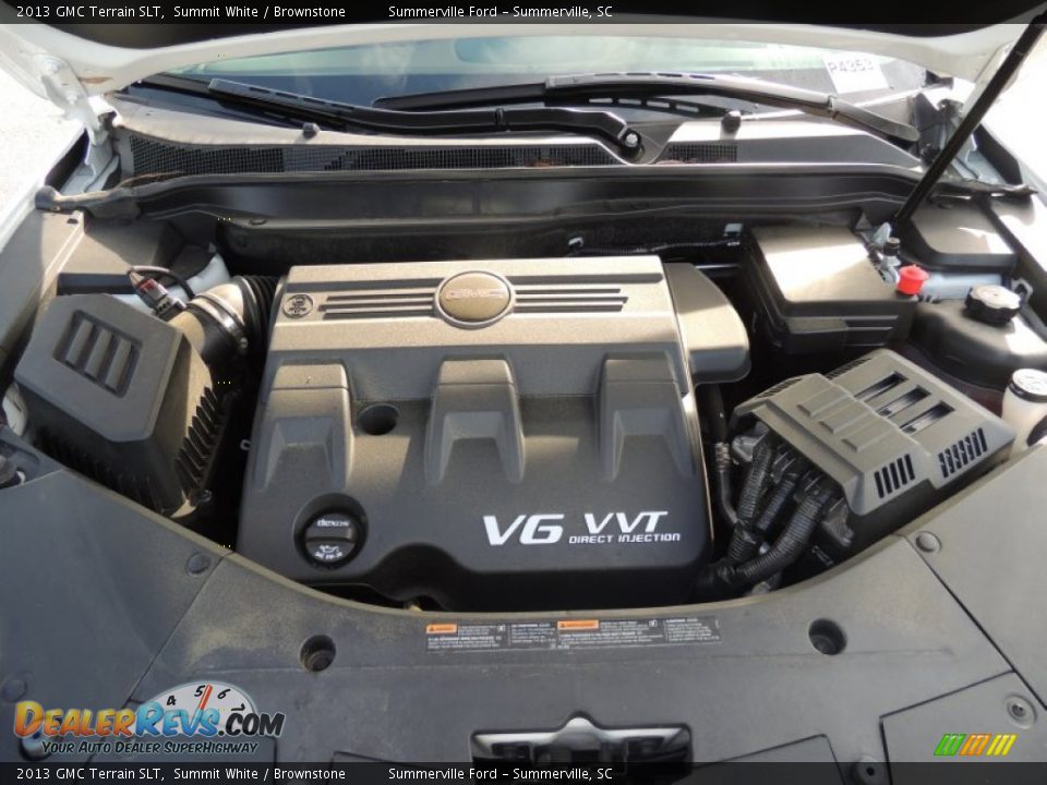 2013 GMC Terrain SLT Summit White / Brownstone Photo #17