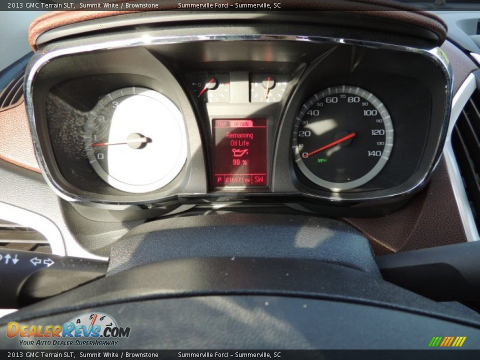 2013 GMC Terrain SLT Summit White / Brownstone Photo #21