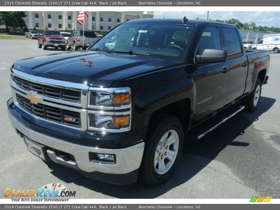 2014 Chevrolet Silverado 1500 LT Z71 Crew Cab 4x4 Black / Jet Black Photo #2