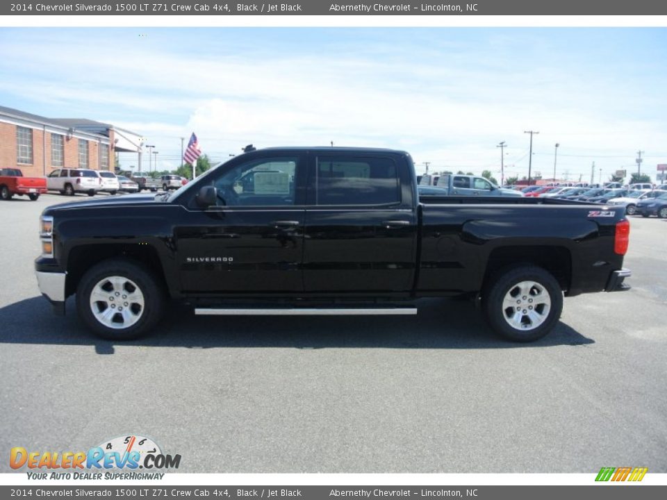 2014 Chevrolet Silverado 1500 LT Z71 Crew Cab 4x4 Black / Jet Black Photo #3