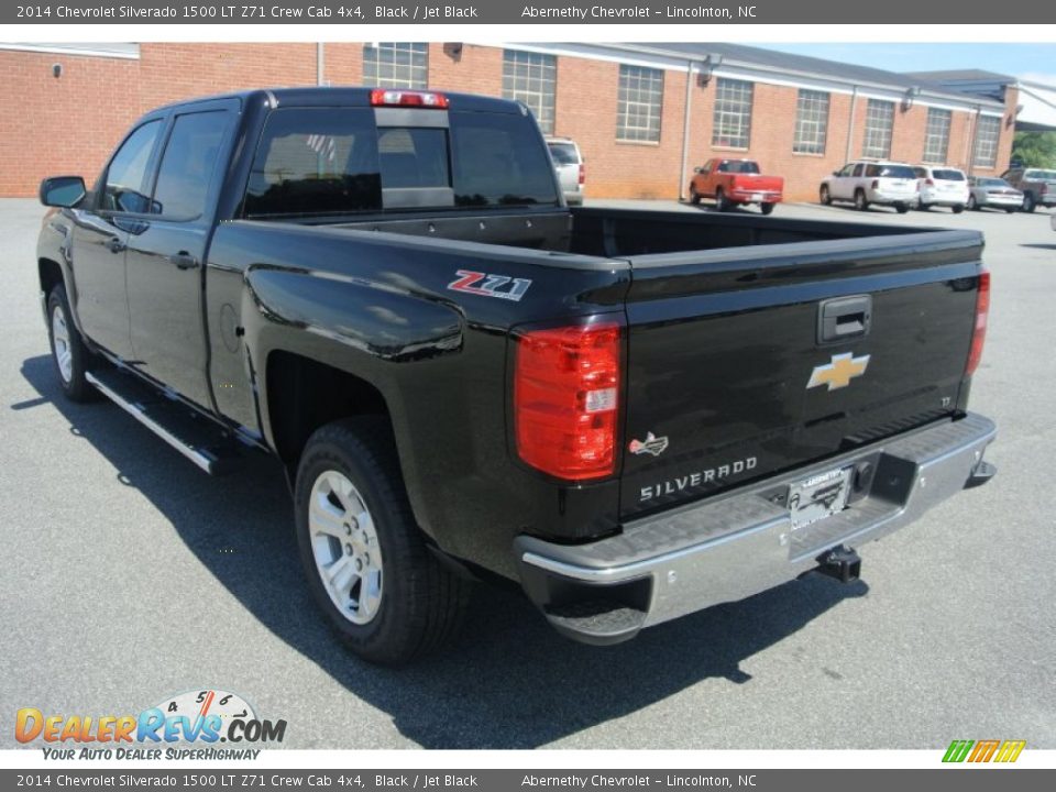 2014 Chevrolet Silverado 1500 LT Z71 Crew Cab 4x4 Black / Jet Black Photo #4