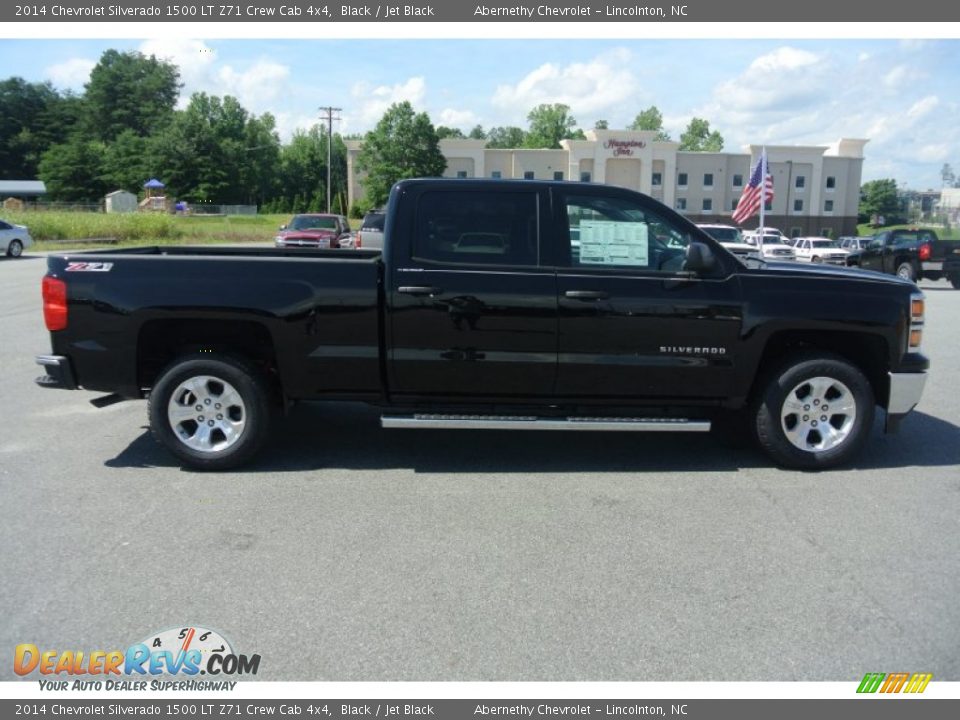 2014 Chevrolet Silverado 1500 LT Z71 Crew Cab 4x4 Black / Jet Black Photo #6