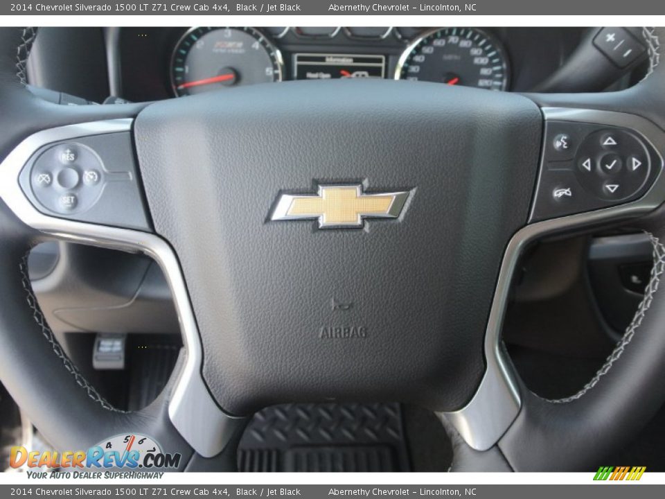 2014 Chevrolet Silverado 1500 LT Z71 Crew Cab 4x4 Black / Jet Black Photo #14