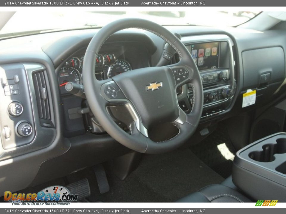 2014 Chevrolet Silverado 1500 LT Z71 Crew Cab 4x4 Black / Jet Black Photo #22