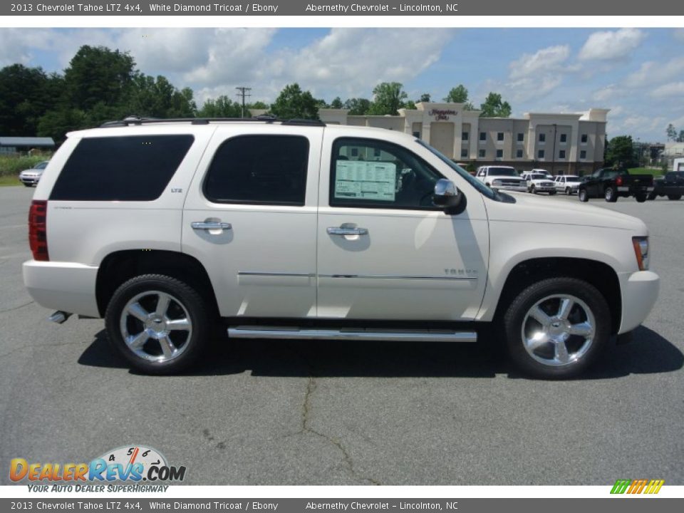 2013 Chevrolet Tahoe LTZ 4x4 White Diamond Tricoat / Ebony Photo #6