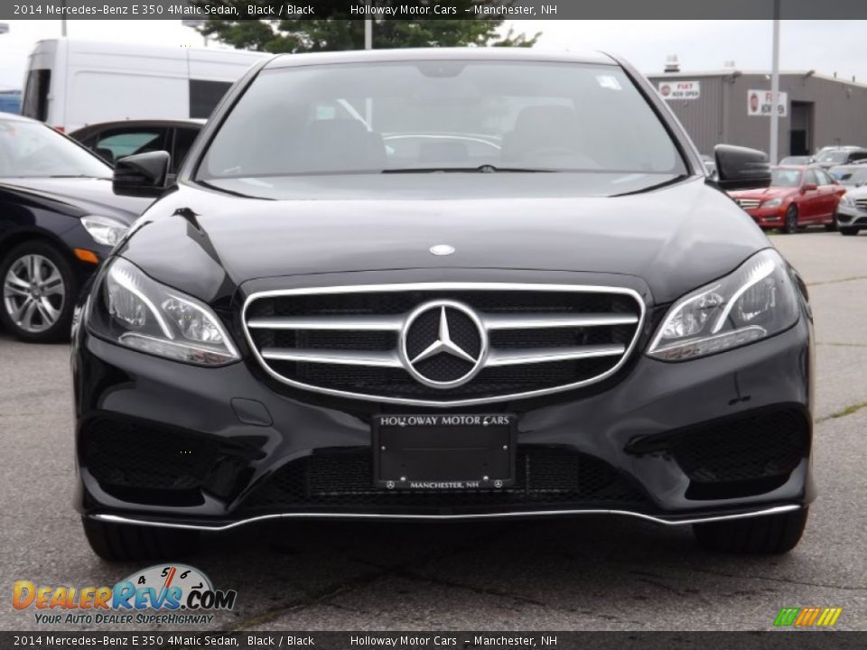 2014 Mercedes-Benz E 350 4Matic Sedan Black / Black Photo #2