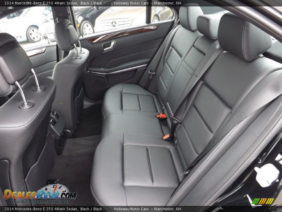 2014 Mercedes-Benz E 350 4Matic Sedan Black / Black Photo #6