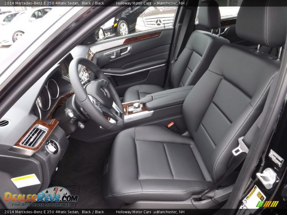 2014 Mercedes-Benz E 350 4Matic Sedan Black / Black Photo #10