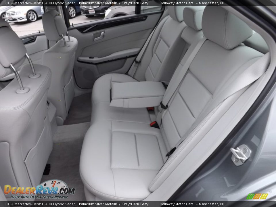 Rear Seat of 2014 Mercedes-Benz E 400 Hybrid Sedan Photo #6