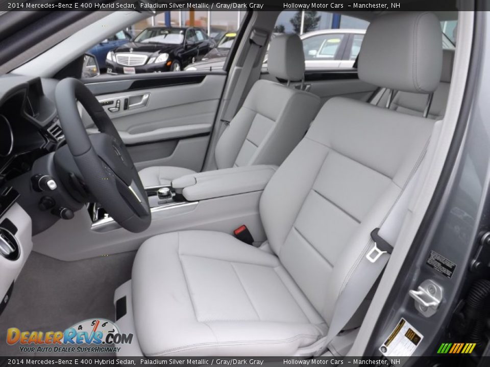 Gray/Dark Gray Interior - 2014 Mercedes-Benz E 400 Hybrid Sedan Photo #11