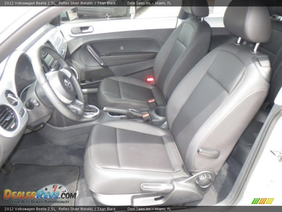 2012 Volkswagen Beetle 2.5L Reflex Silver Metallic / Titan Black Photo #9