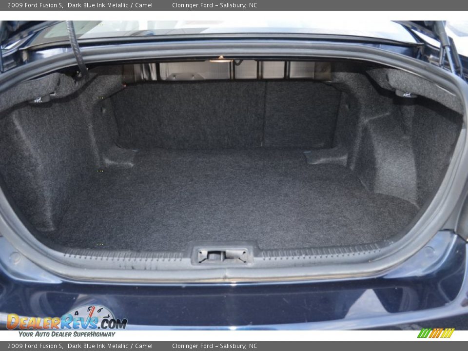 2009 Ford Fusion S Dark Blue Ink Metallic / Camel Photo #12