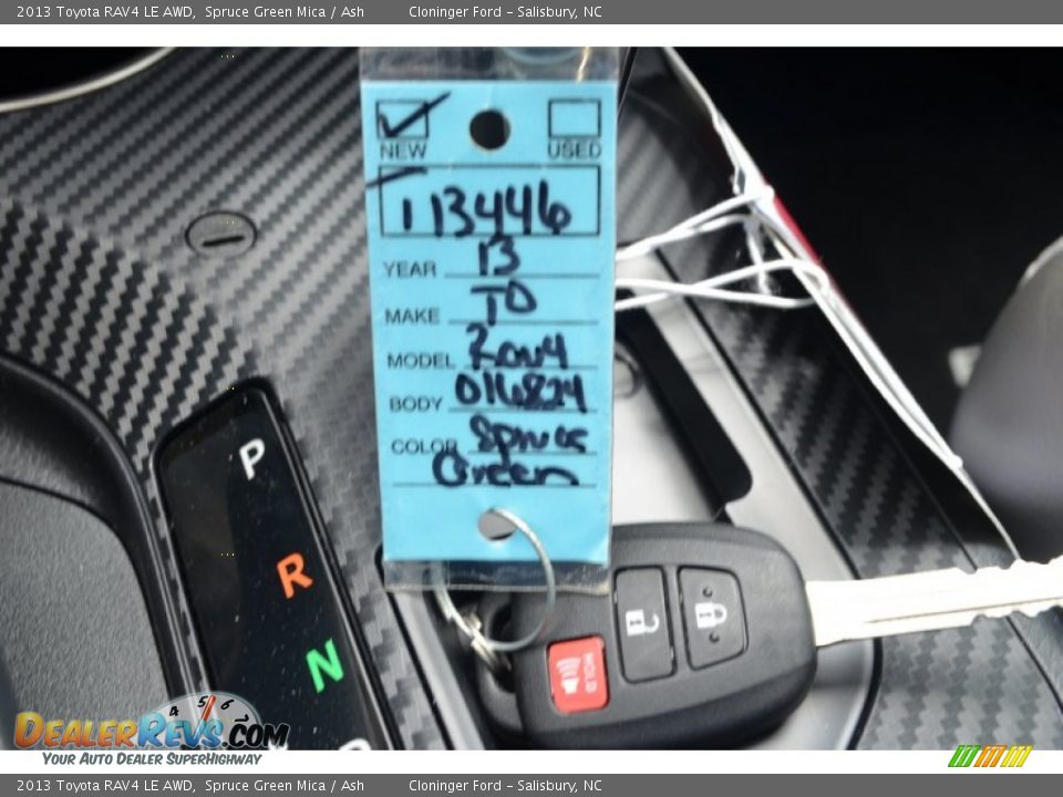 2013 Toyota RAV4 LE AWD Spruce Green Mica / Ash Photo #18