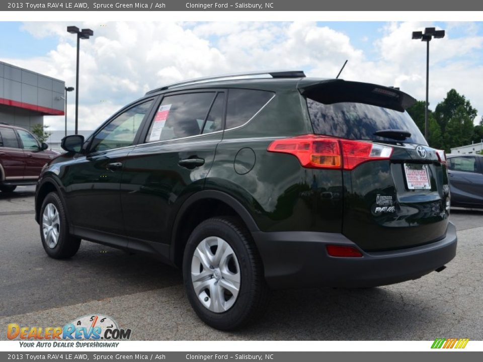 2013 Toyota RAV4 LE AWD Spruce Green Mica / Ash Photo #19