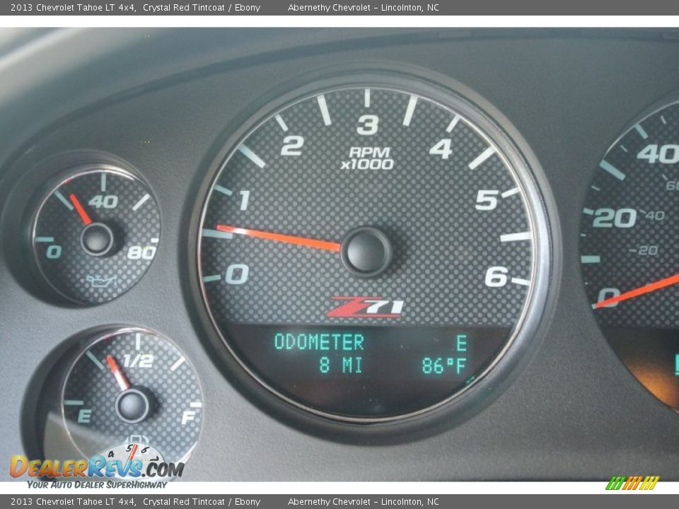 2013 Chevrolet Tahoe LT 4x4 Crystal Red Tintcoat / Ebony Photo #14