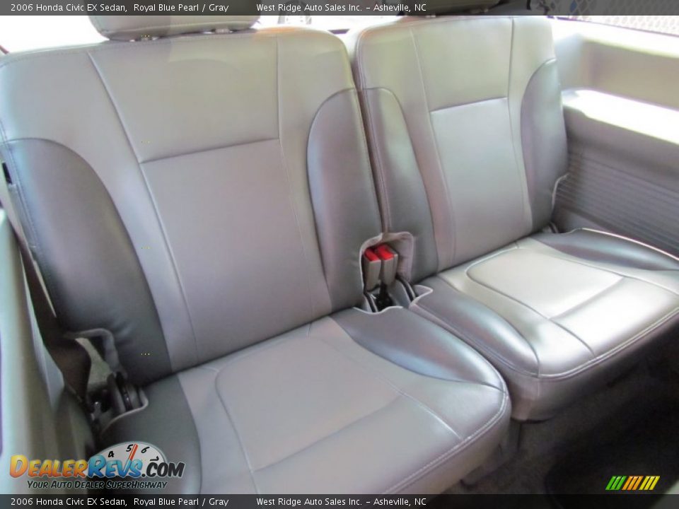 2006 Honda Civic EX Sedan Royal Blue Pearl / Gray Photo #31