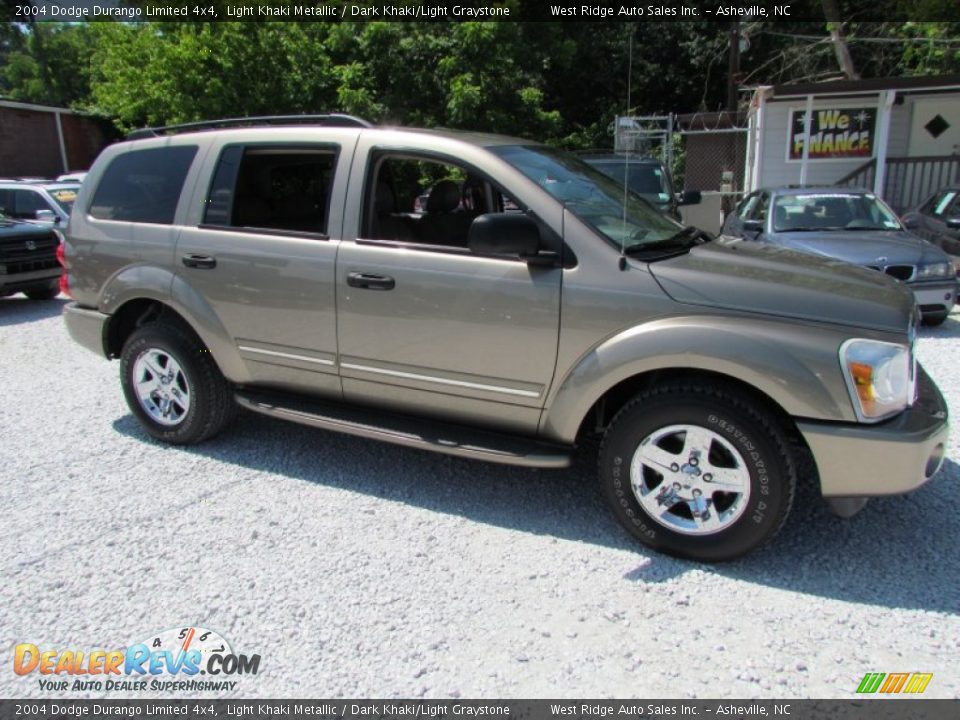 2004 Dodge Durango Limited 4x4 Light Khaki Metallic / Dark Khaki/Light Graystone Photo #2